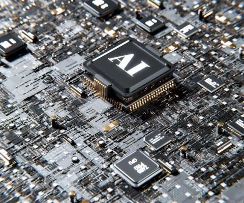 Close-up of an advanced quantum computing chip representing the threat to modern encryption.