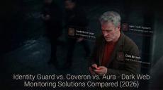 Identity Guard vs. Coveron vs. Aura - Dark Web Monitoring Solutions Compared (2026)